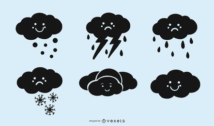 Adorable Cloud Shape Set