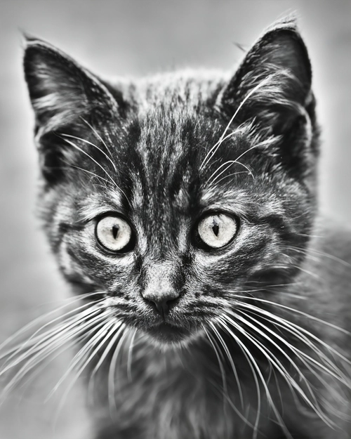 Captivating Black Cat