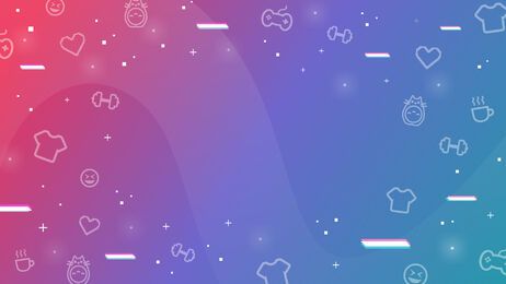 Colorful Stroke Love Background