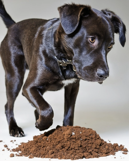 Curious Dog Digging