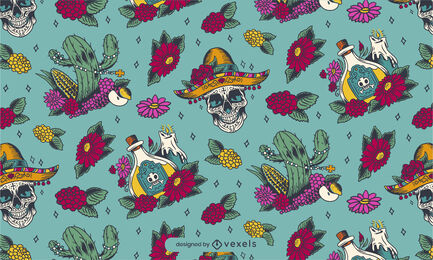 Day of the Dead Pattern