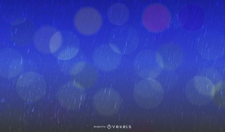 Detailed Blue Raindrop Background