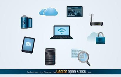 Digital Network Icon Kit