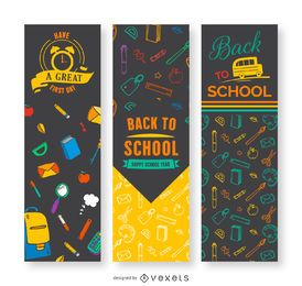 Educate kid badges vector open stock