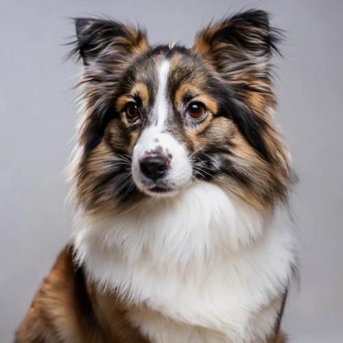 Fluffy Dog Portrait