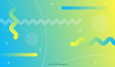 Geometric shapes backdrop