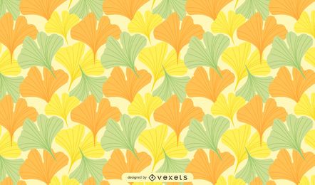 Ginkgo Leaf Pattern Art