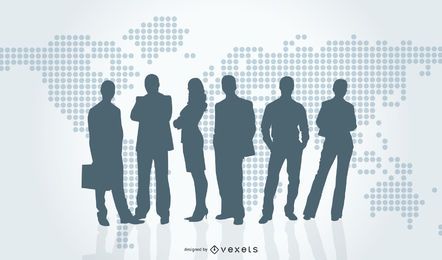 Global Community Silhouettes
