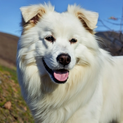 Happy White Dog