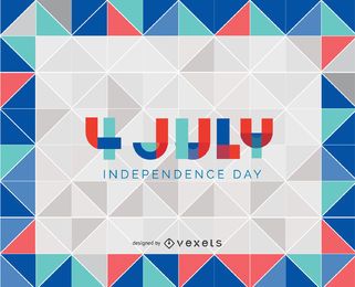 July 4th Triangular Design