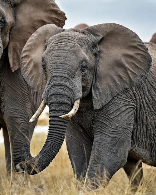 Majestic African Elephants