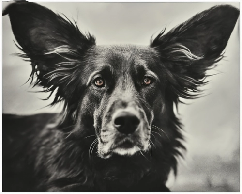 Majestic Black Dog