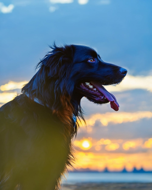 Majestic Dog Silhouette