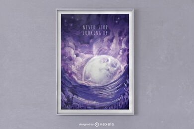 Night Sky Quote Poster