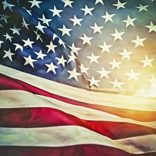 Patriotic American Flag