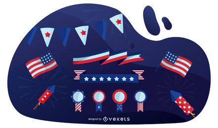 Patriotic USA Design Kit