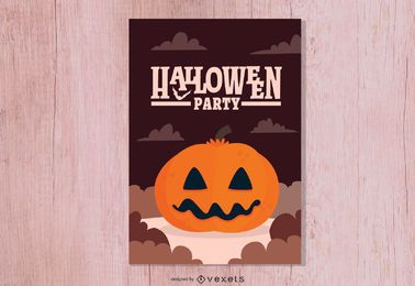 Pumpkin Party Invite Background