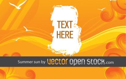 Sunny Waves Design Background