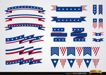 USA Independence Ribbon Pack
