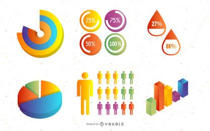 Vibrant 3D Info Set Template