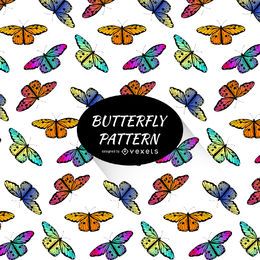 Vibrant butterfly design pattern