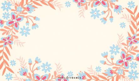 Vibrant Floral Bliss Background
