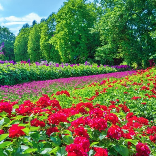 Vibrant Flower Garden