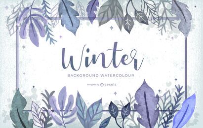 Winter Frost Background