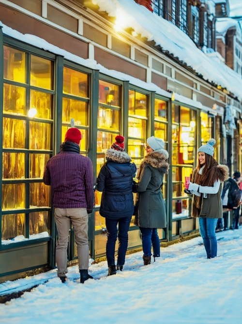 Winter Wonderland Shopping