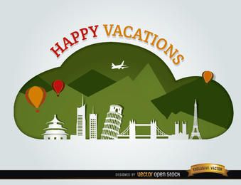 World Landmarks Travel View