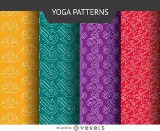 Yoga Zen Pattern Set