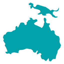 Blue Australia Map Infographic