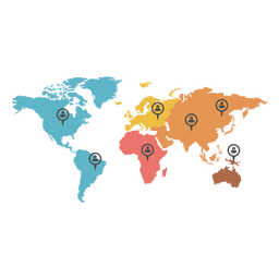 Continental Marker Man Map