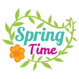 Flower sale tag design PNG