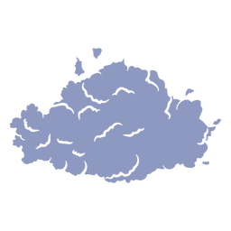 Gray Sky Cutout PNG Art