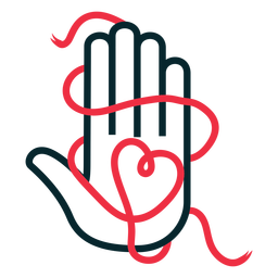 Heart String Adopt Symbol Art