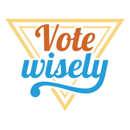 Political Vote Quote PNG Tag