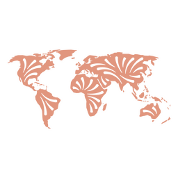 World Map Cut-Out PNG